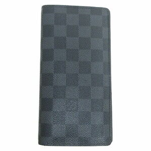 Louis Vuitton Graphite Black Portefeuille Wallet Brazza